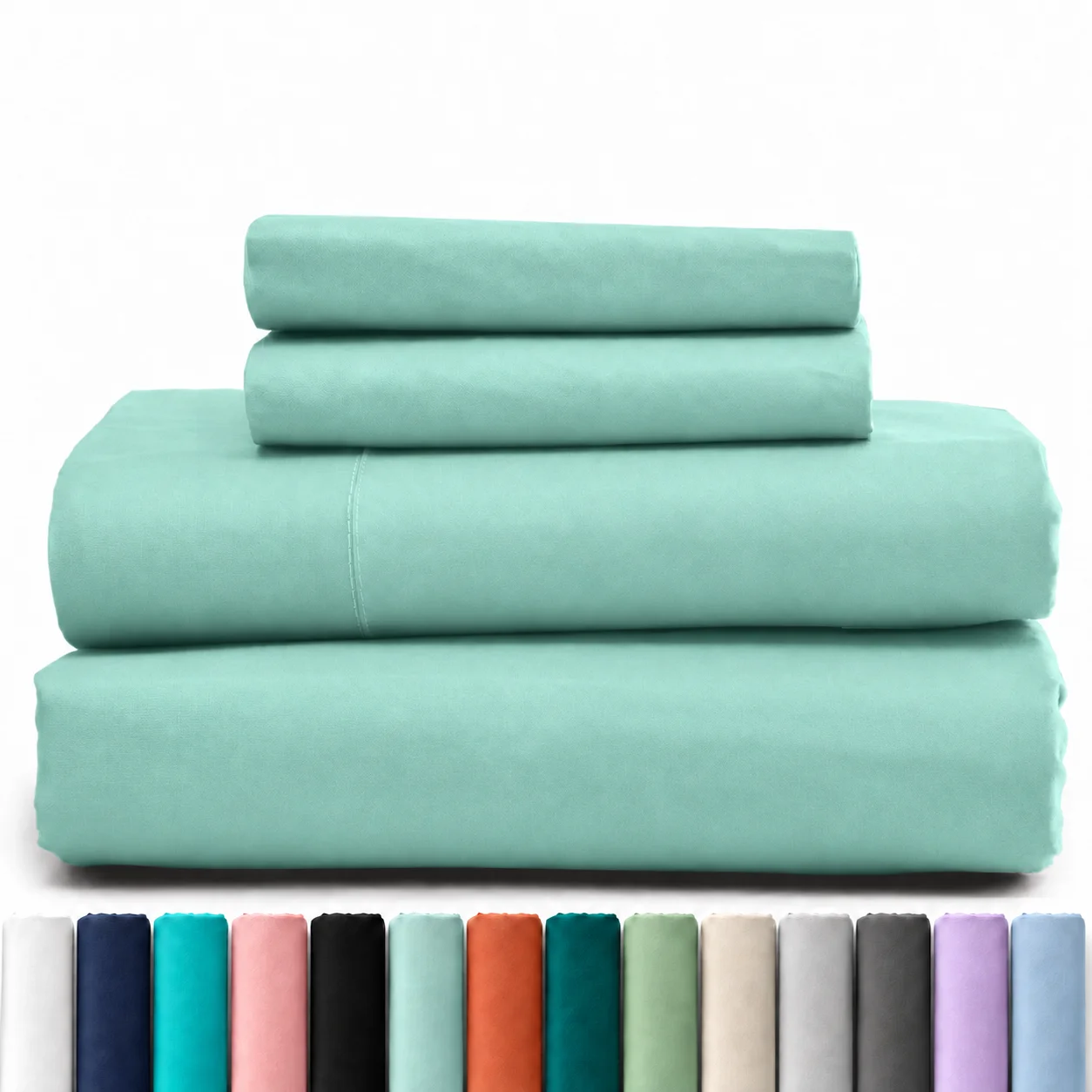 Fitted Bed Sheets Deep Pocket - Set Sprei, Sprei yang Menyerap Keringat