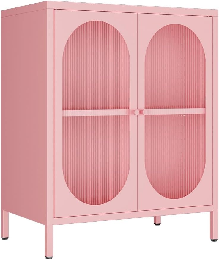 Kitchen - Lemari Penyimpanan Samping Berpintu Transparan Kecil,