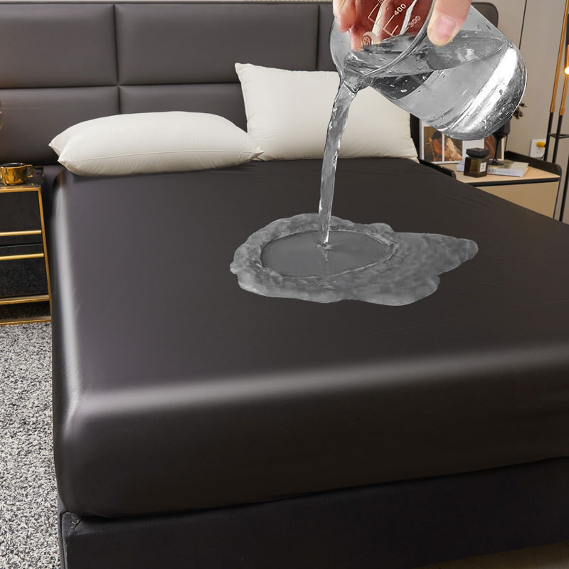 Fitted Bed Sheets Deep Pocket - Pelindung Kasur Premium 100% Tahan Air,
