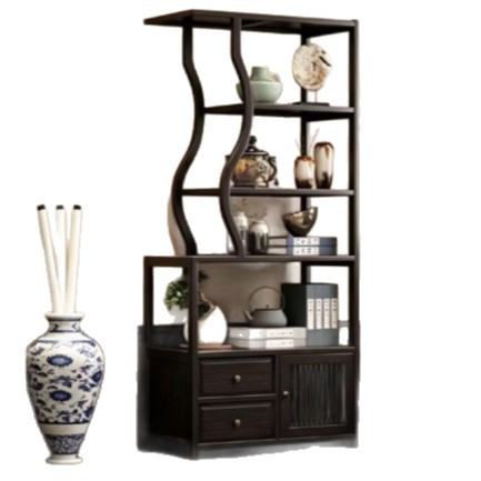Storage & Organization - Rak penyimpanan teh dari kayu solid