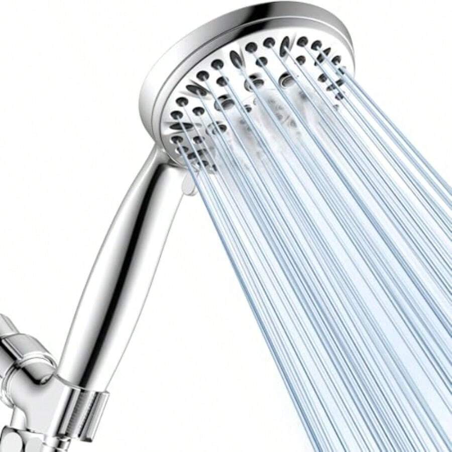 High Pressure Shower Head Handheld - Kepala Pancuran dengan 6 Mode Semprotan,