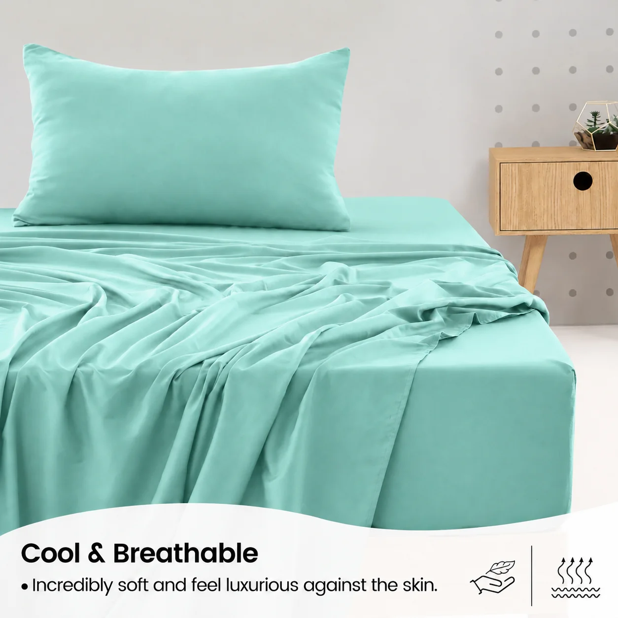 Set Sprei, Sprei yang Menyerap - Fitted Bed Sheets Deep Pocket ulasan dan harga