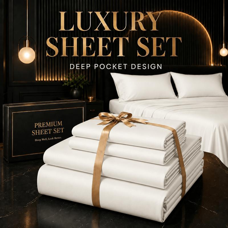 Set Sprei Bambu yang Menyegark - Fitted Bed Sheets Deep Pocket ulasan dan harga