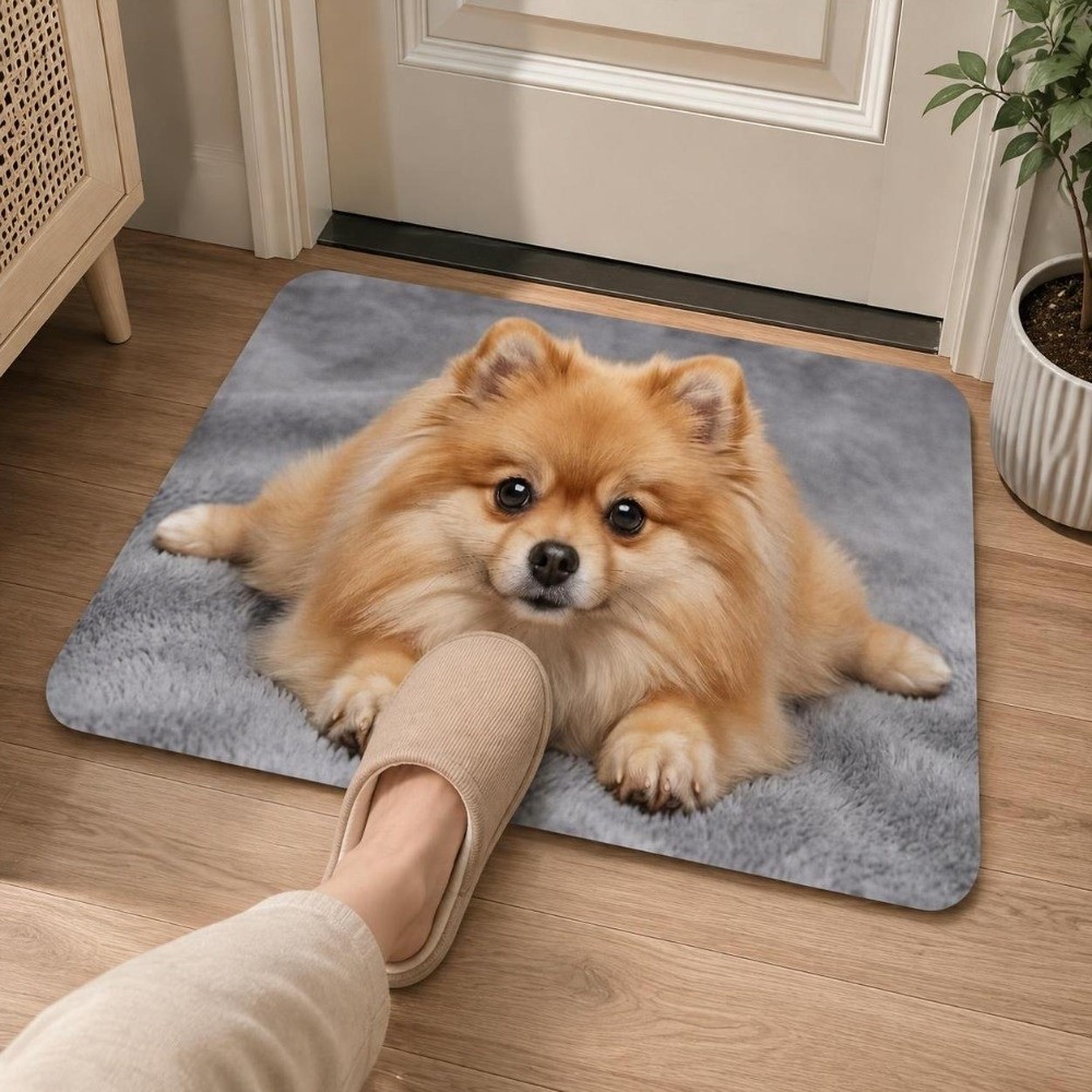 Keset Lantai Motif Anjing dari - Quick Dry Diatomite Bath Mat ulasan dan harga